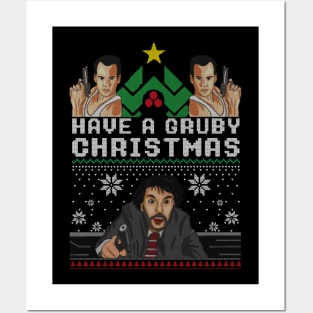 Its Not Christmas Until Hans Gruber Falls From Nakatomi Plaza Posters and Art